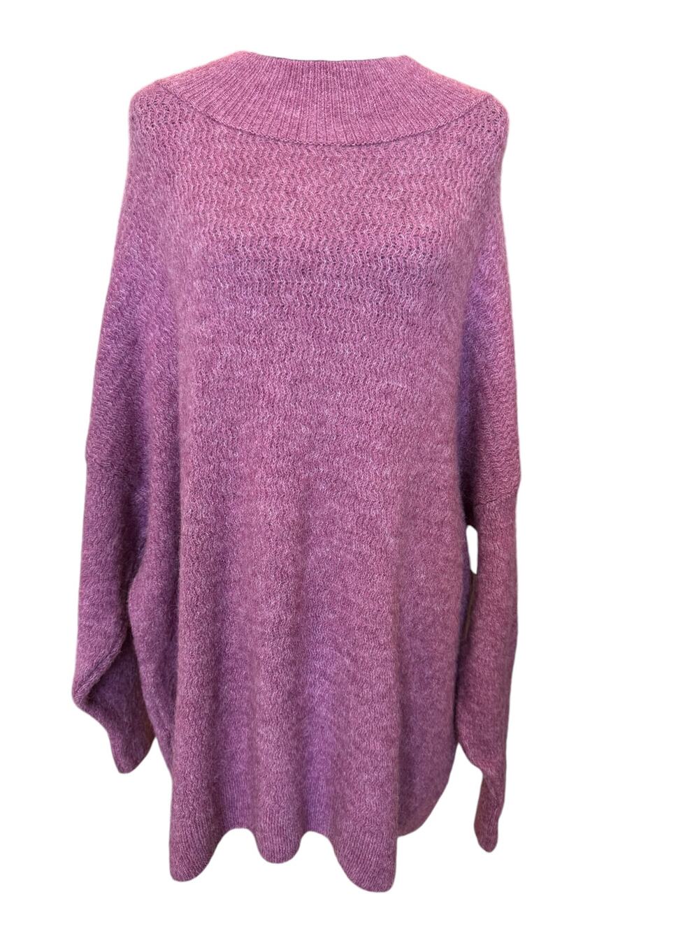 New TOPSHOP Nordstrom~ High Neck Long Sleeve Oversized Sweater 4/6 GORGEOUS